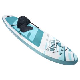 VEVOR Inflatable Stand Up Paddle Board, 10' x 33" x 6" Wide SUP Paddleboard with Removable Kayak Seat, Board Accessories, Pump, Paddle, Fin, Back VEVOR Inflatable Stand Up Paddle Board, 10' x 33" x 6" Wide SUP Paddleboard with Removable Kayak Seat, Board Accessories, Pump, Paddle, Fin, Back